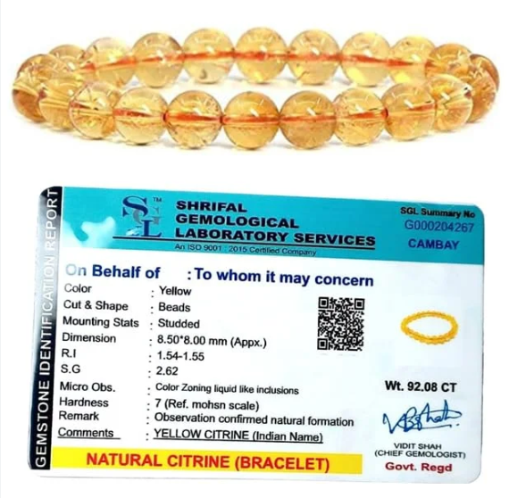 Citrine Bracelet